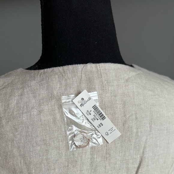 Madewell Single Breasted Linen Vest - Picture 4 of 9